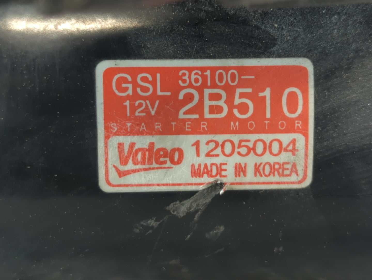 2015-2019 Hyundai Sonata Car Starter Motor Solenoid OEM P/N:1205004 36100-2B510 Fits OEM Used Auto Parts - Oemusedautoparts1