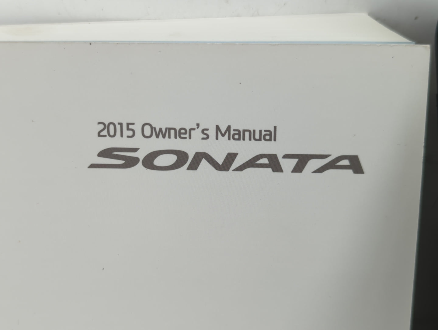 2015 Hyundai Sonata Owners Manual Book Guide P/N:FC10-EU53K OEM Used Auto Parts - Oemusedautoparts1.com