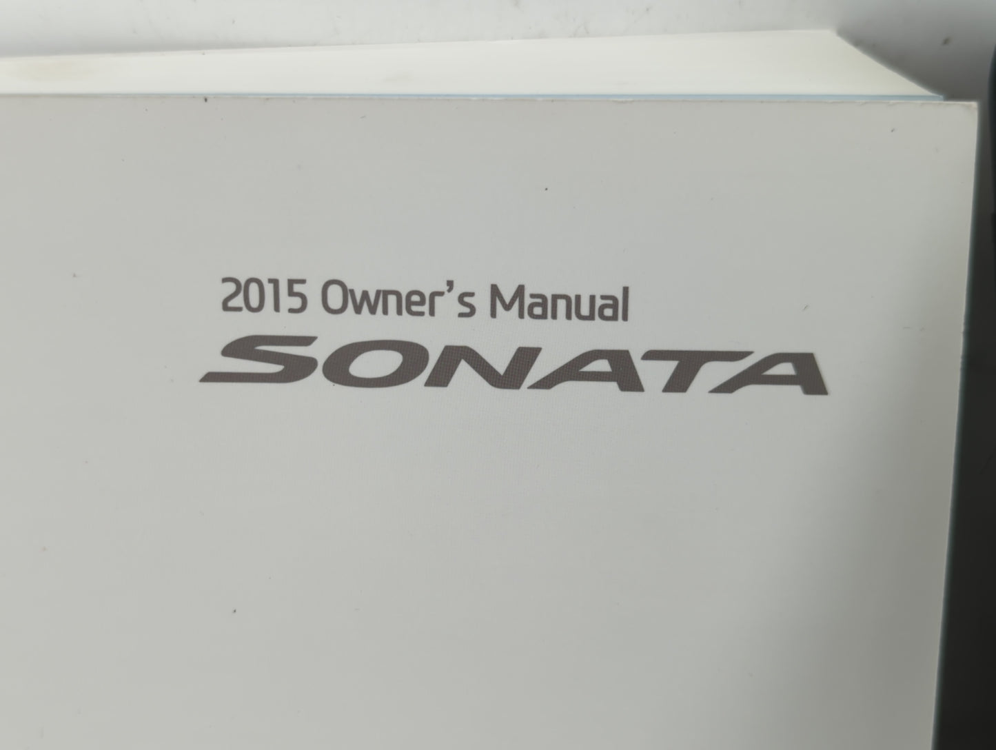 2015 Hyundai Sonata Owners Manual Book Guide P/N:FC10-EU53K OEM Used Auto Parts - Oemusedautoparts1.com