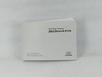 2015 Hyundai Sonata Owners Manual Book Guide P/N:FC10-EC45AE OEM Used Auto Parts - Oemusedautoparts1.com