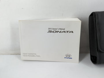 2015 Hyundai Sonata Owners Manual Book Guide P/N:FC10-EU49F OEM Used Auto Parts