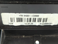 2015 Hyundai Sonata Instrument Cluster Speedometer Gauges P/N:94001-C2000 Fits OEM Used Auto Parts - Oemusedautoparts1.com