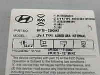 2015 Hyundai Sonata Radio AM FM Cd Player Receiver Replacement P/N:96170-C20004X Fits OEM Used Auto Parts - Oemusedautoparts