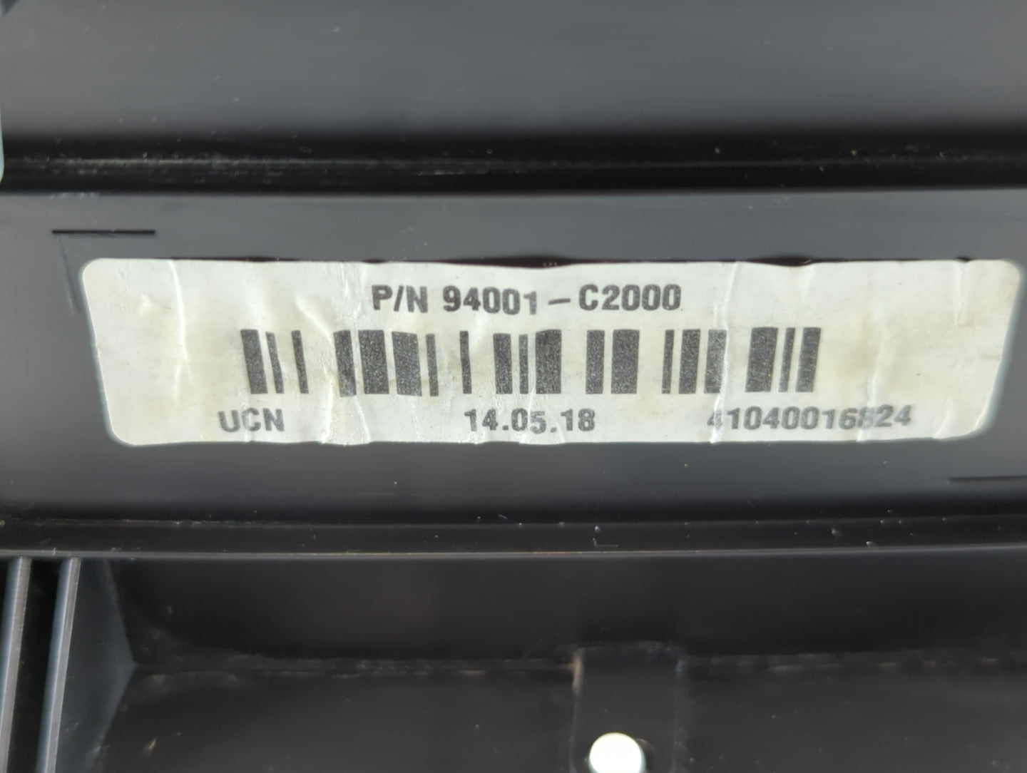 2015 Hyundai Sonata Instrument Cluster Speedometer Gauges P/N:94001-C2000 Fits OEM Used Auto Parts - Oemusedautoparts1.com