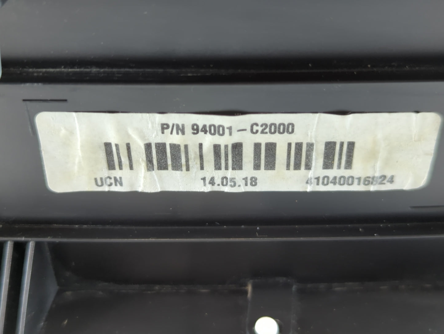 2015 Hyundai Sonata Instrument Cluster Speedometer Gauges P/N:94001-C2000 Fits OEM Used Auto Parts - Oemusedautoparts1.com