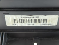 2015 Hyundai Sonata Instrument Cluster Speedometer Gauges P/N:94001-C2000 Fits OEM Used Auto Parts - Oemusedautoparts1.com