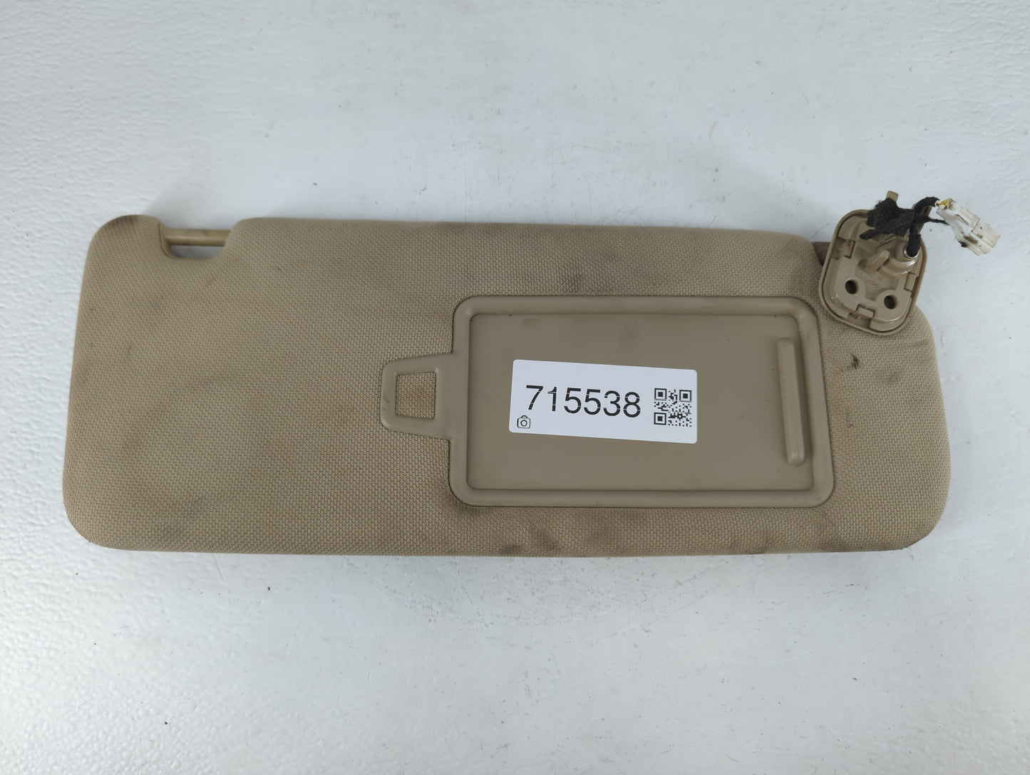 2011-2015 Hyundai Sonata Sun Visor Shade Replacement Passenger Right Mirror Fits Fits 2011 2012 2013 2014 2015 OEM Used Auto