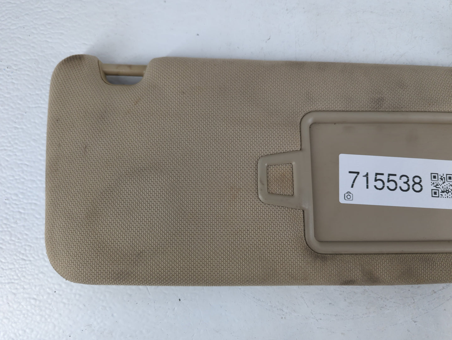 2011-2015 Hyundai Sonata Sun Visor Shade Replacement Passenger Right Mirror Fits Fits 2011 2012 2013 2014 2015 OEM Used Auto