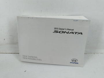 2015 Hyundai Sonata Owners Manual Book Guide P/N:FC10-EU54L OEM Used Auto Parts - Oemusedautoparts1.com