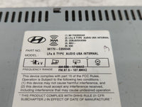 2015 Hyundai Sonata Radio AM FM Cd Player Receiver Replacement P/N:96170-C20004X Fits OEM Used Auto Parts - Oemusedautoparts