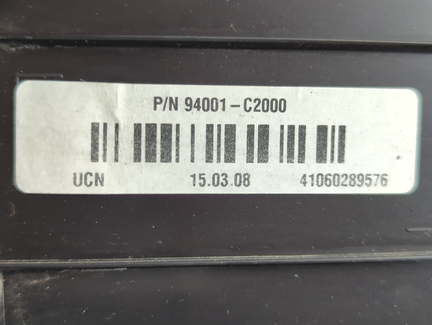 2015 Hyundai Sonata Instrument Cluster Speedometer Gauges P/N:94001-C2000 Fits OEM Used Auto Parts - Oemusedautoparts1.com