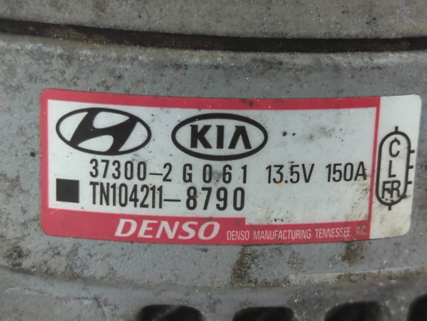 2015-2019 Hyundai Sonata Alternator Replacement Generator Charging Assembly Engine OEM P/N:TN104211-8790 37300-2G061 Fits OE