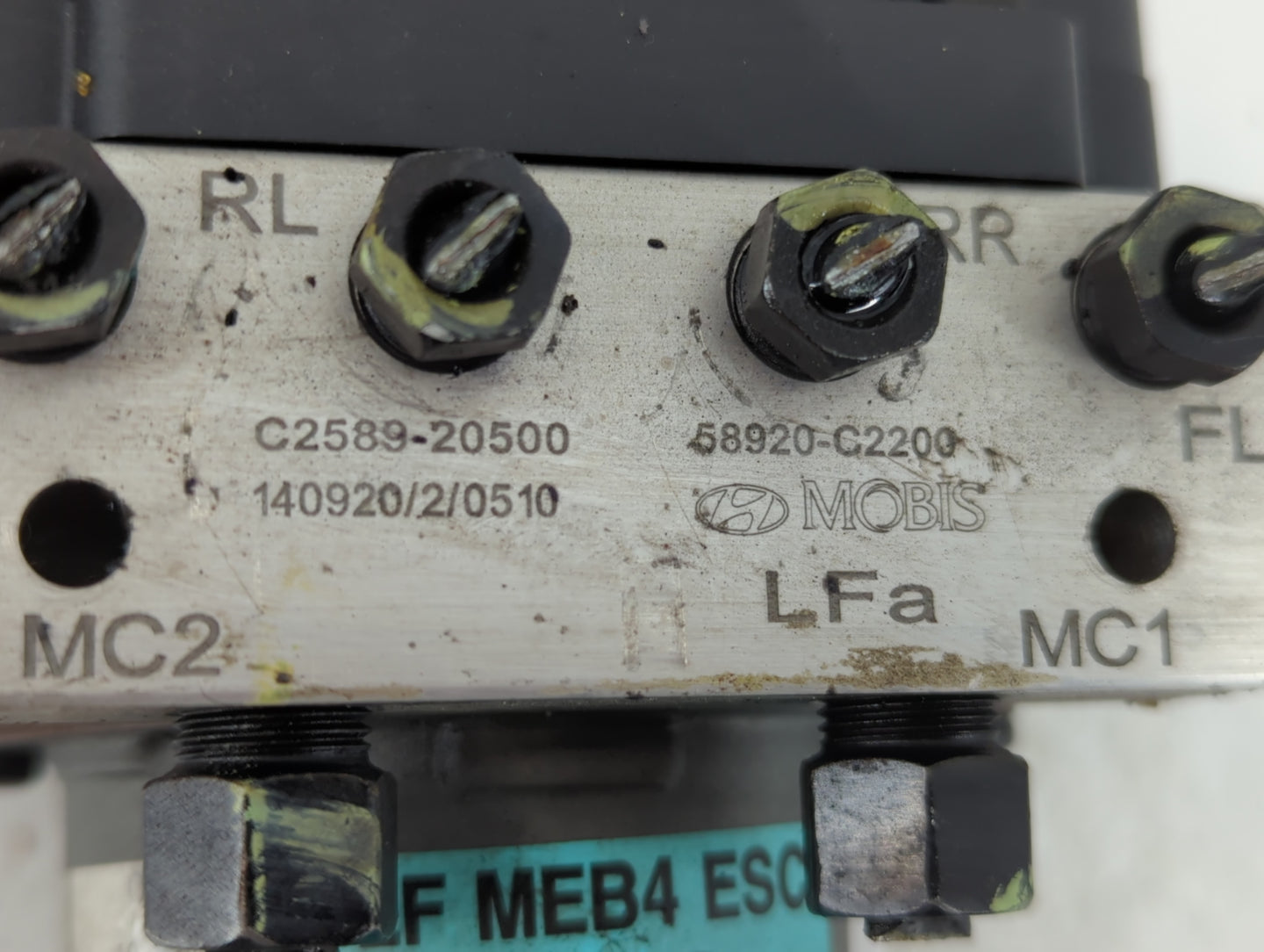 2015 Hyundai Sonata ABS Pump Control Module Replacement P/N:58920-C2200 C2589-20500 Fits OEM Used Auto Parts - Oemusedautopa