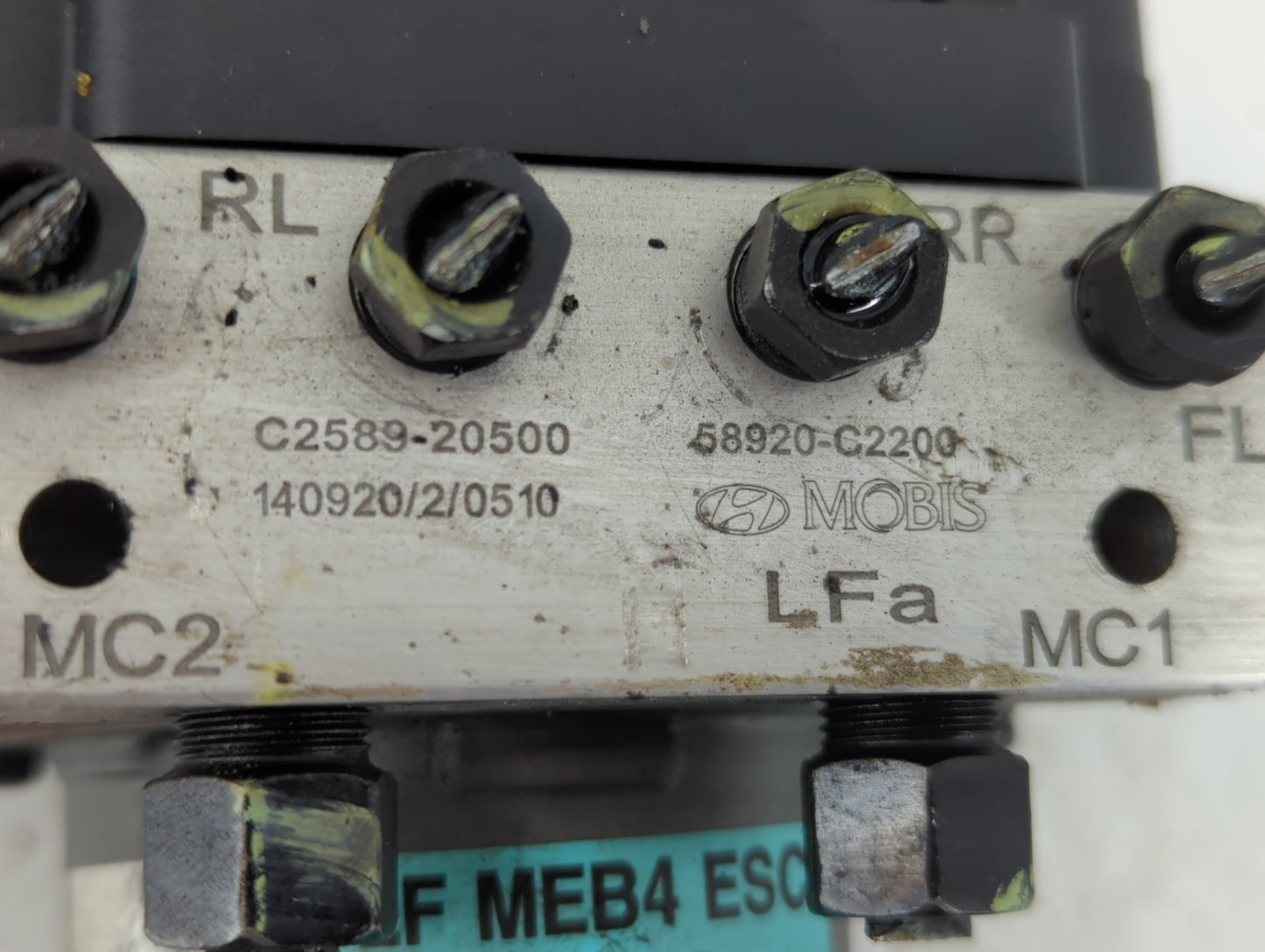2015 Hyundai Sonata ABS Pump Control Module Replacement P/N:58920-C2200 C2589-20500 Fits OEM Used Auto Parts - Oemusedautopa