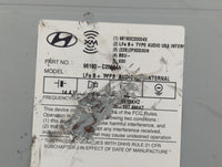 2015-2017 Hyundai Sonata Radio AM FM Cd Player Receiver Replacement P/N:96180-C20004X Fits Fits 2015 2016 2017 OEM Used Auto