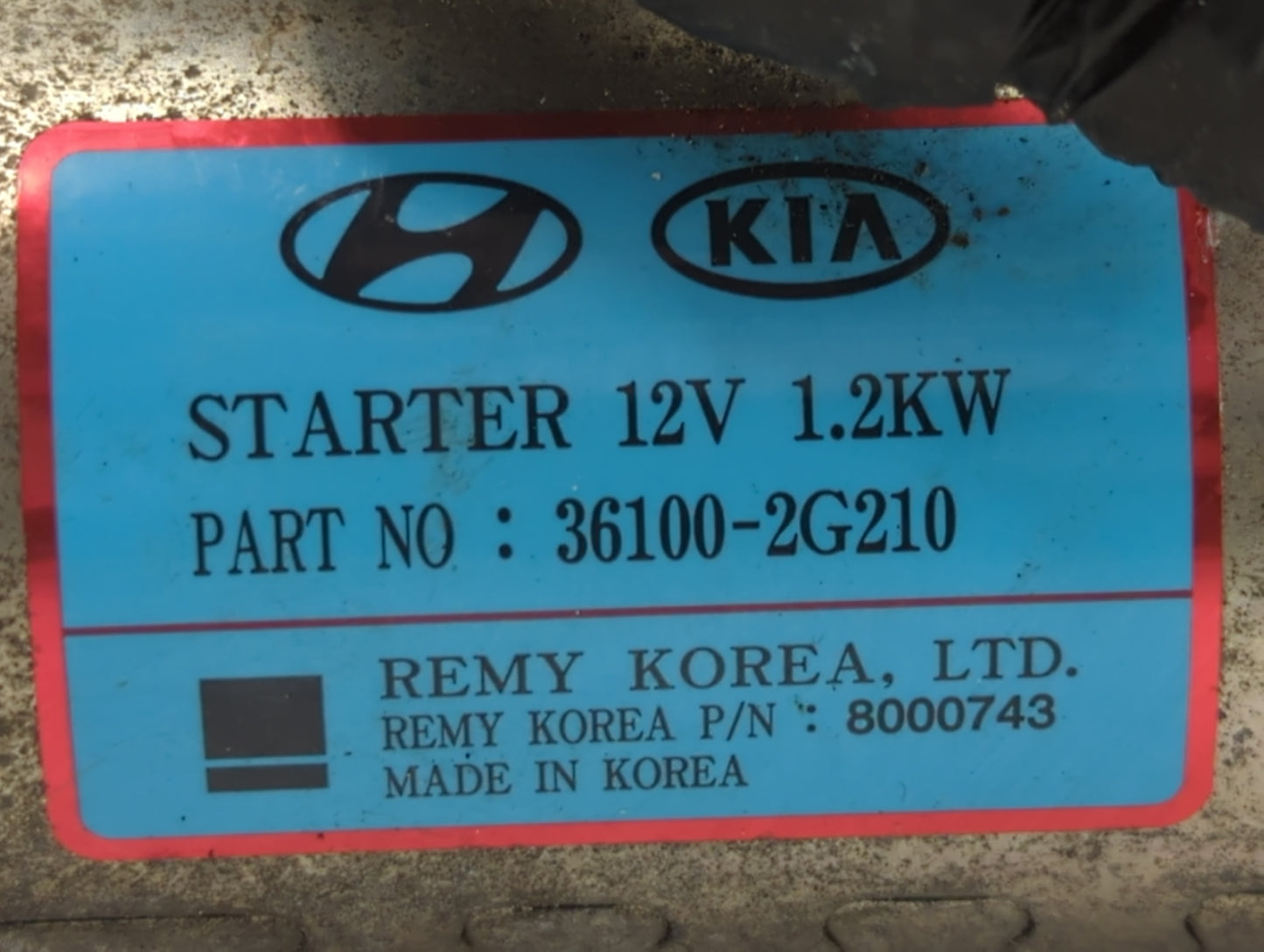 2008-2015 Hyundai Sonata Car Starter Motor Solenoid OEM P/N:36100-2G210 Fits Fits 2008 2009 2010 2011 2012 2013 2014 2015 20