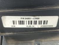 2015 Hyundai Sonata Instrument Cluster Speedometer Gauges P/N:94001-C2000 Fits OEM Used Auto Parts - Oemusedautoparts1.com