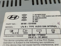 2015-2017 Hyundai Sonata Radio AM FM Cd Player Receiver Replacement P/N:96180-C20004X Fits Fits 2015 2016 2017 OEM Used Auto