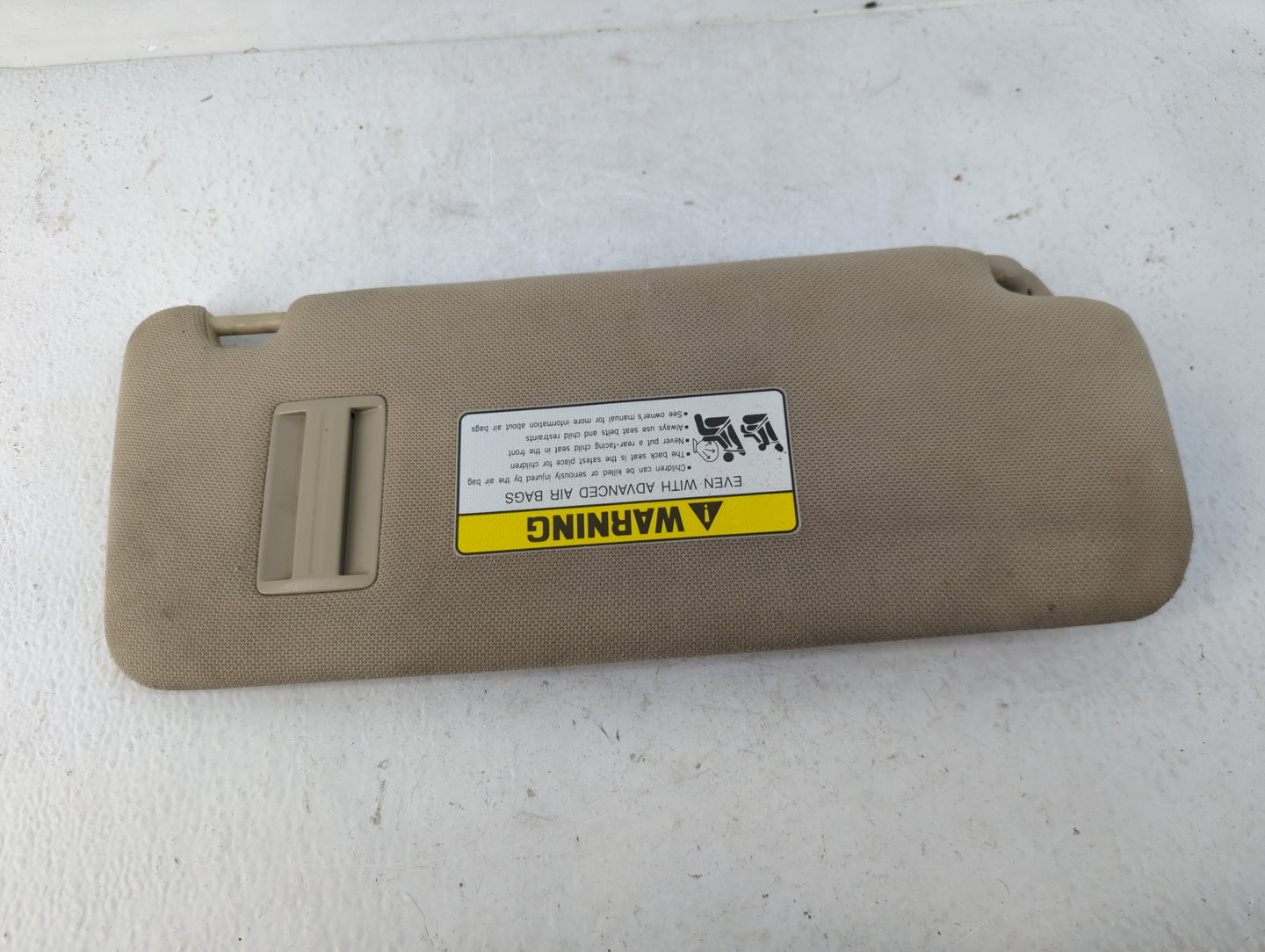 2015-2019 Hyundai Sonata Sun Visor Shade Replacement Driver Left Mirror Fits Fits 2015 2016 2017 2018 2019 OEM Used Auto Par