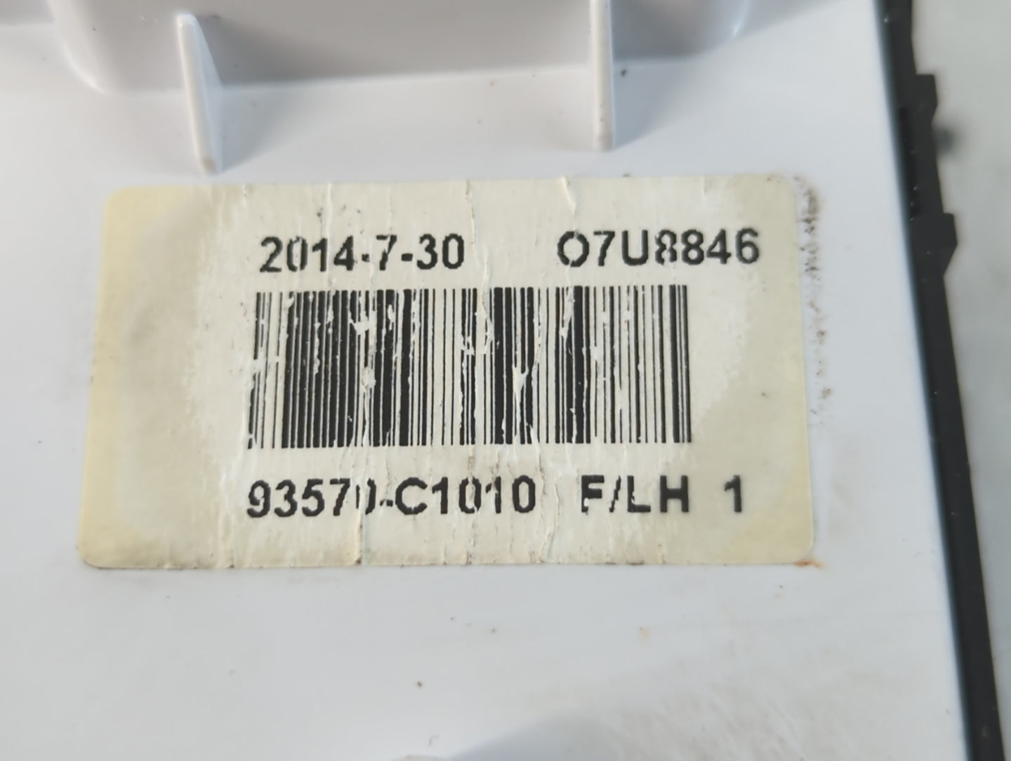 2015-2019 Hyundai Sonata Master Power Window Switch Replacement Driver Side Left P/N:93570-C1010 07U8846 Fits OEM Used Auto 