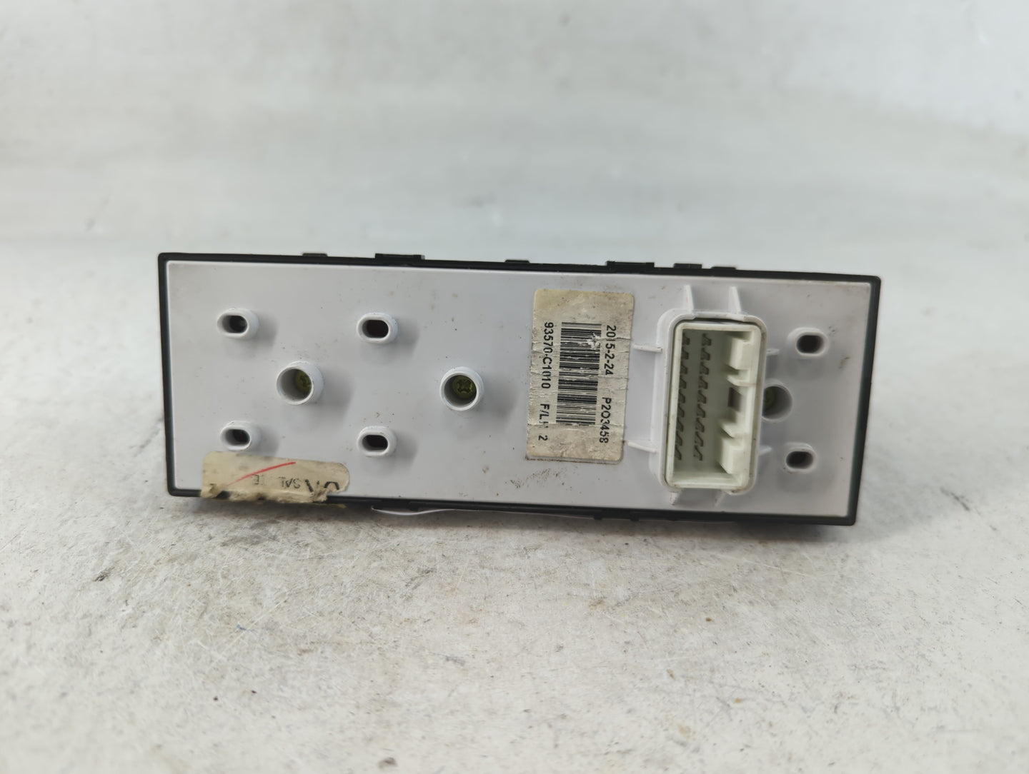2015-2019 Hyundai Sonata Master Power Window Switch Replacement Driver Side Left P/N:93570-C1010 07U8846 Fits OEM Used Auto 