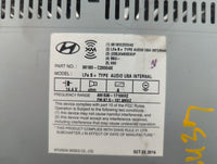 2015 Hyundai Sonata Radio AM FM Cd Player Receiver Replacement P/N:96180-C20004X Fits OEM Used Auto Parts - Oemusedautoparts