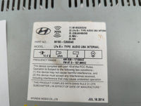 2015-2017 Hyundai Sonata Radio AM FM Cd Player Receiver Replacement P/N:96180-C20004X Fits Fits 2015 2016 2017 OEM Used Auto