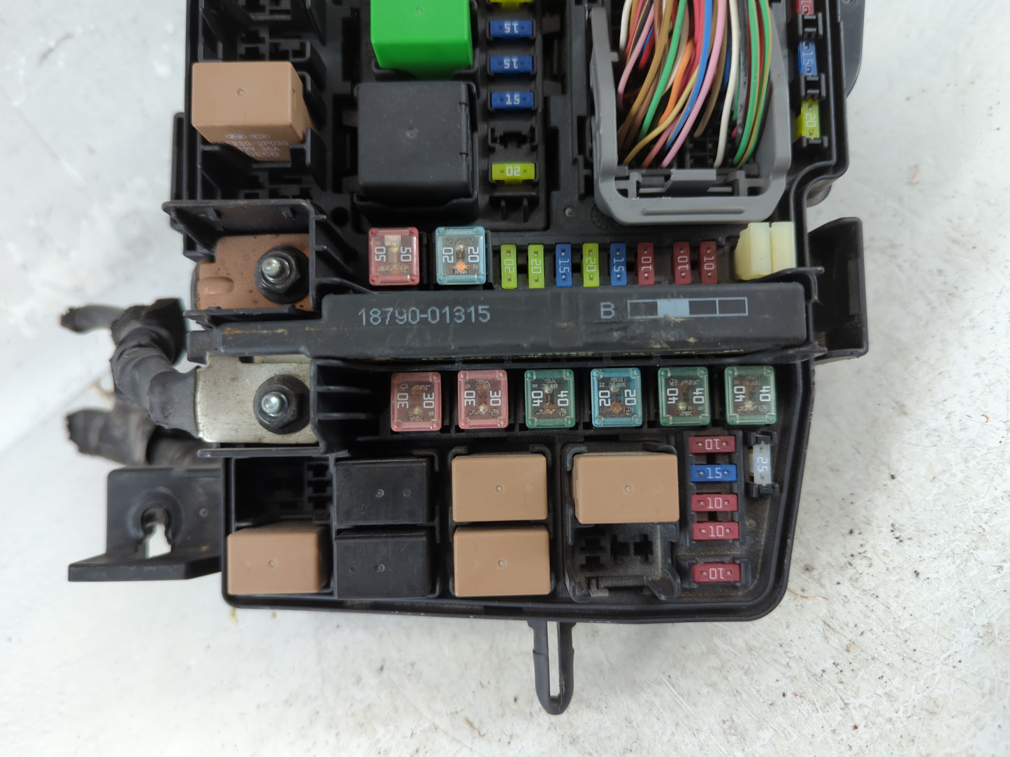 2013-2015 Hyundai Sonata Fusebox Fuse Box Panel Relay Module P/N:91251-4R033 Fits Fits 2013 2014 2015 OEM Used Auto Parts - 