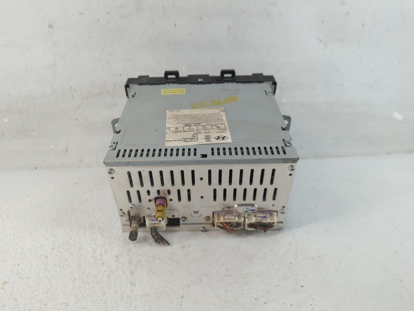 2015 Hyundai Sonata Radio AM FM Cd Player Receiver Replacement P/N:96170-C20004X Fits OEM Used Auto Parts - Oemusedautoparts