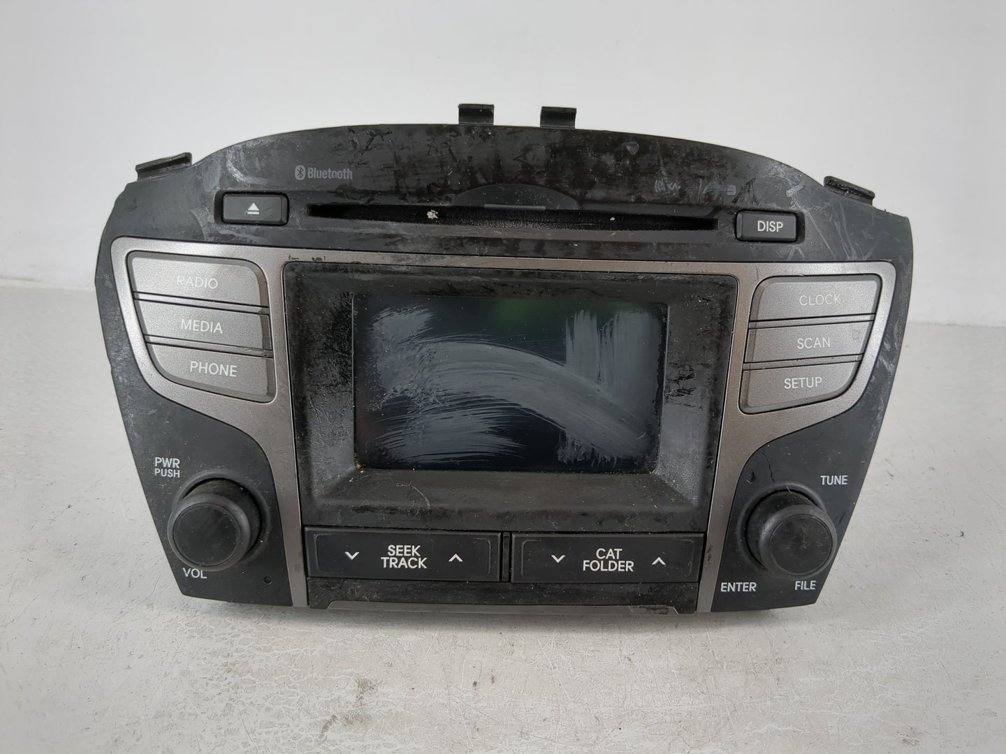 2014-2015 Hyundai Tucson Radio AM FM Cd Player Receiver Replacement P/N:96170-2S910TJN Fits Fits 2014 2015 OEM Used Auto Par