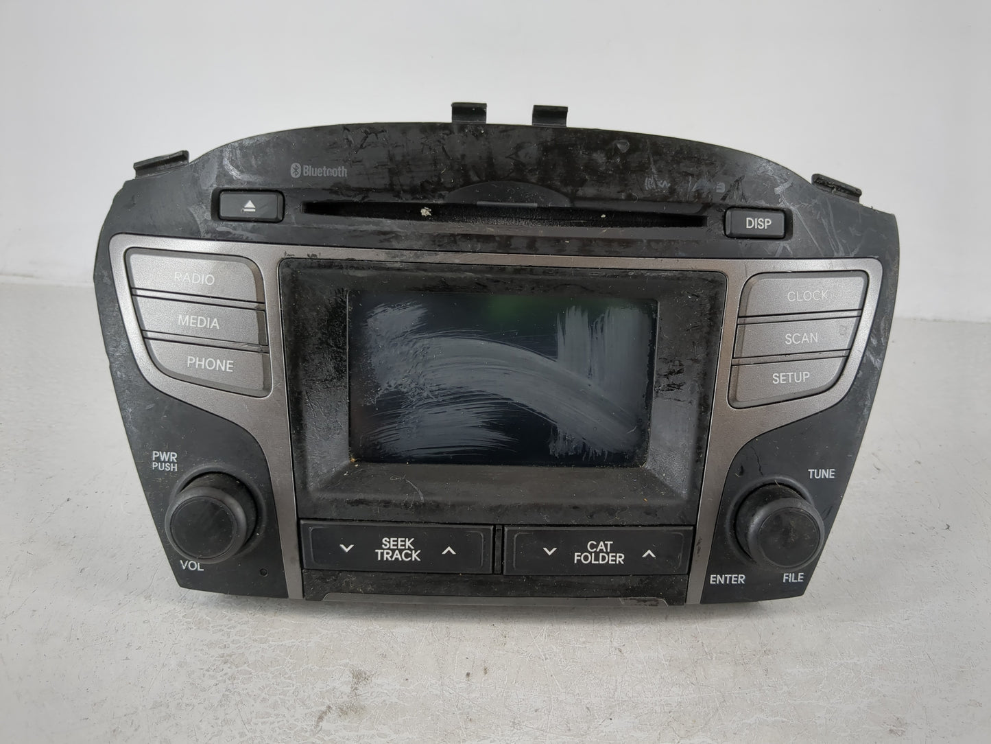2014-2015 Hyundai Tucson Radio AM FM Cd Player Receiver Replacement P/N:96170-2S910TJN Fits Fits 2014 2015 OEM Used Auto Par