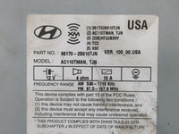 2014-2015 Hyundai Tucson Radio AM FM Cd Player Receiver Replacement P/N:96170-2S910TJN Fits Fits 2014 2015 OEM Used Auto Par