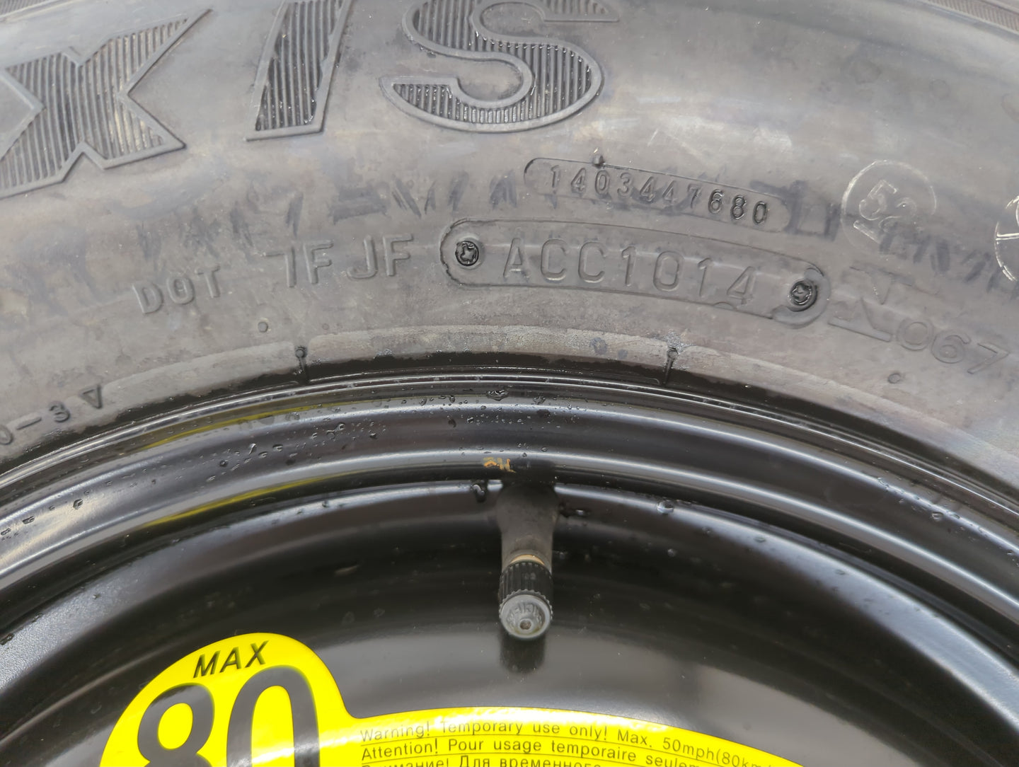 2006-2015 Hyundai Tucson Spare Donut Tire Wheel Rim Oem - Oemusedautoparts1.com