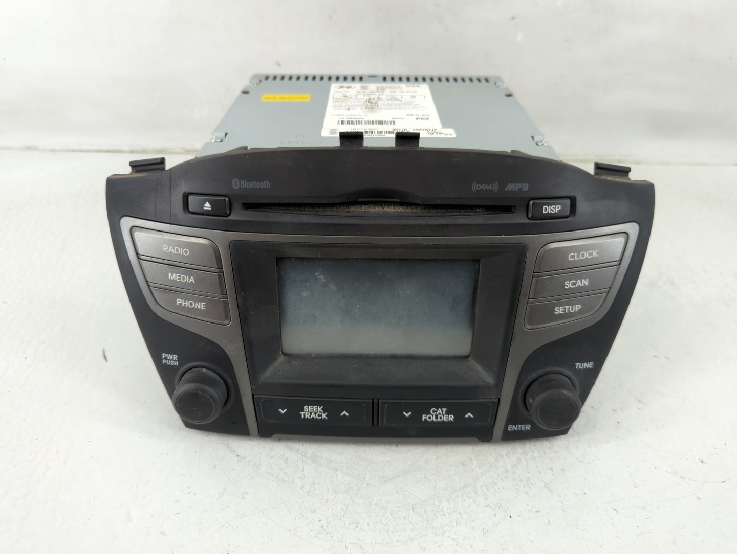 2014-2015 Hyundai Tucson Radio AM FM Cd Player Receiver Replacement P/N:96170-2S910TJP Fits Fits 2014 2015 OEM Used Auto Par