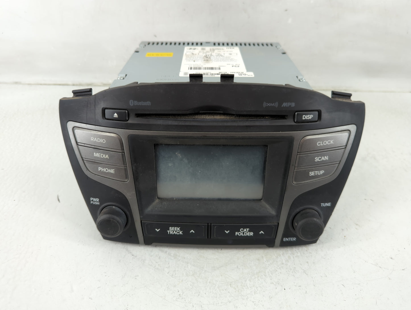 2014-2015 Hyundai Tucson Radio AM FM Cd Player Receiver Replacement P/N:96170-2S910TJP Fits Fits 2014 2015 OEM Used Auto Par