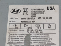 2014-2015 Hyundai Tucson Radio AM FM Cd Player Receiver Replacement P/N:96170-2S910TJP Fits Fits 2014 2015 OEM Used Auto Par