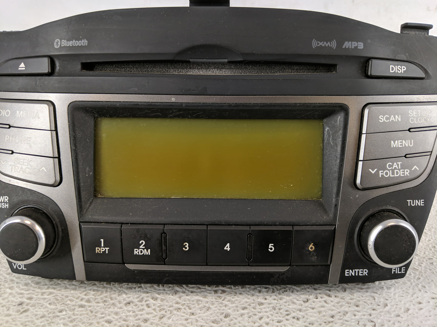 2014-2015 Hyundai Tucson Radio AM FM Cd Player Receiver Replacement P/N:96150-2S330TJN Fits Fits 2014 2015 OEM Used Auto Par
