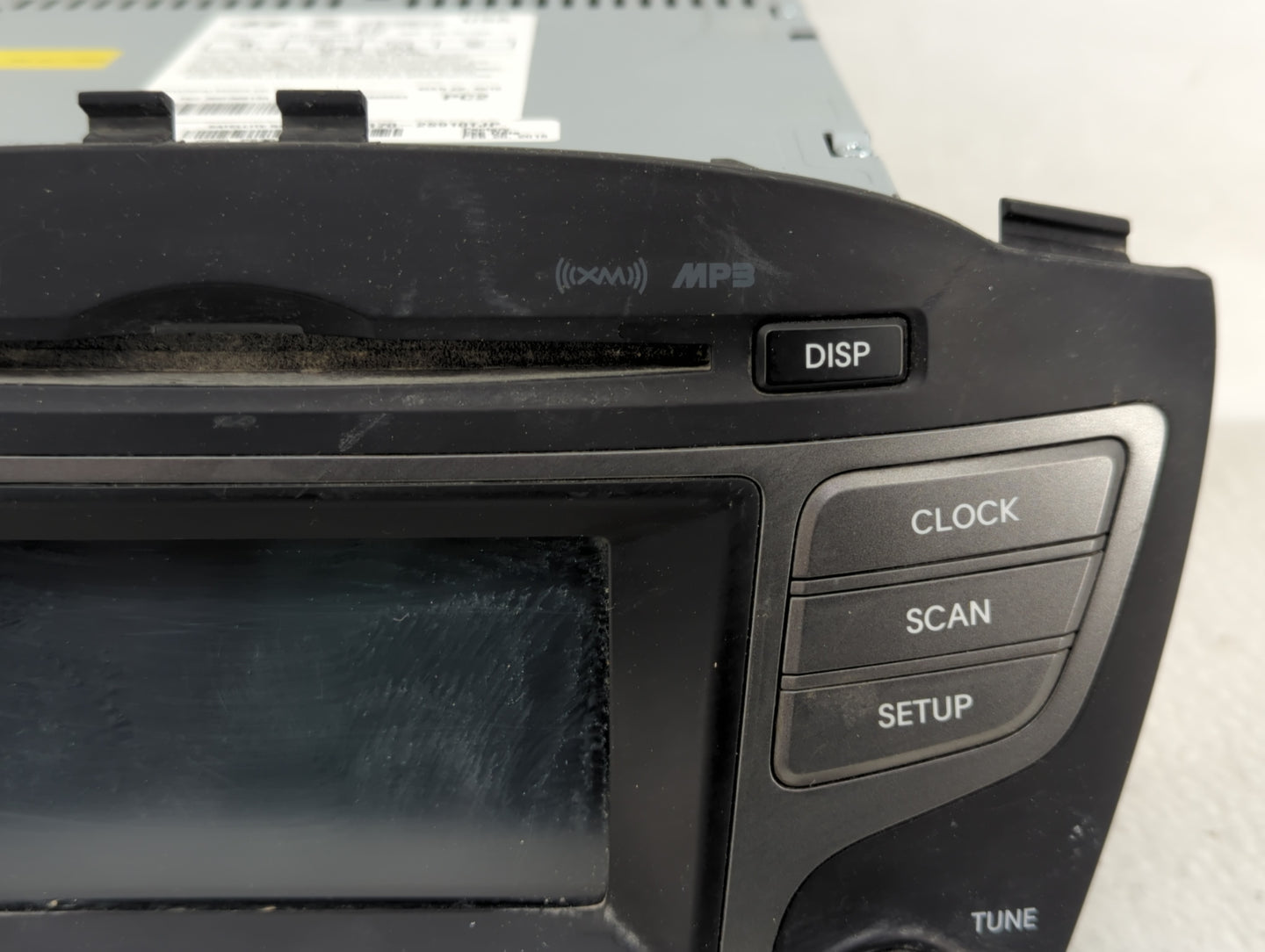 2014-2015 Hyundai Tucson Radio AM FM Cd Player Receiver Replacement P/N:96170-2S910TJP Fits Fits 2014 2015 OEM Used Auto Par