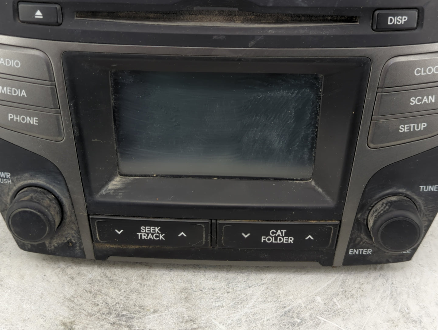 2014-2015 Hyundai Tucson Radio AM FM Cd Player Receiver Replacement P/N:96170-2S910TJP Fits Fits 2014 2015 OEM Used Auto Par