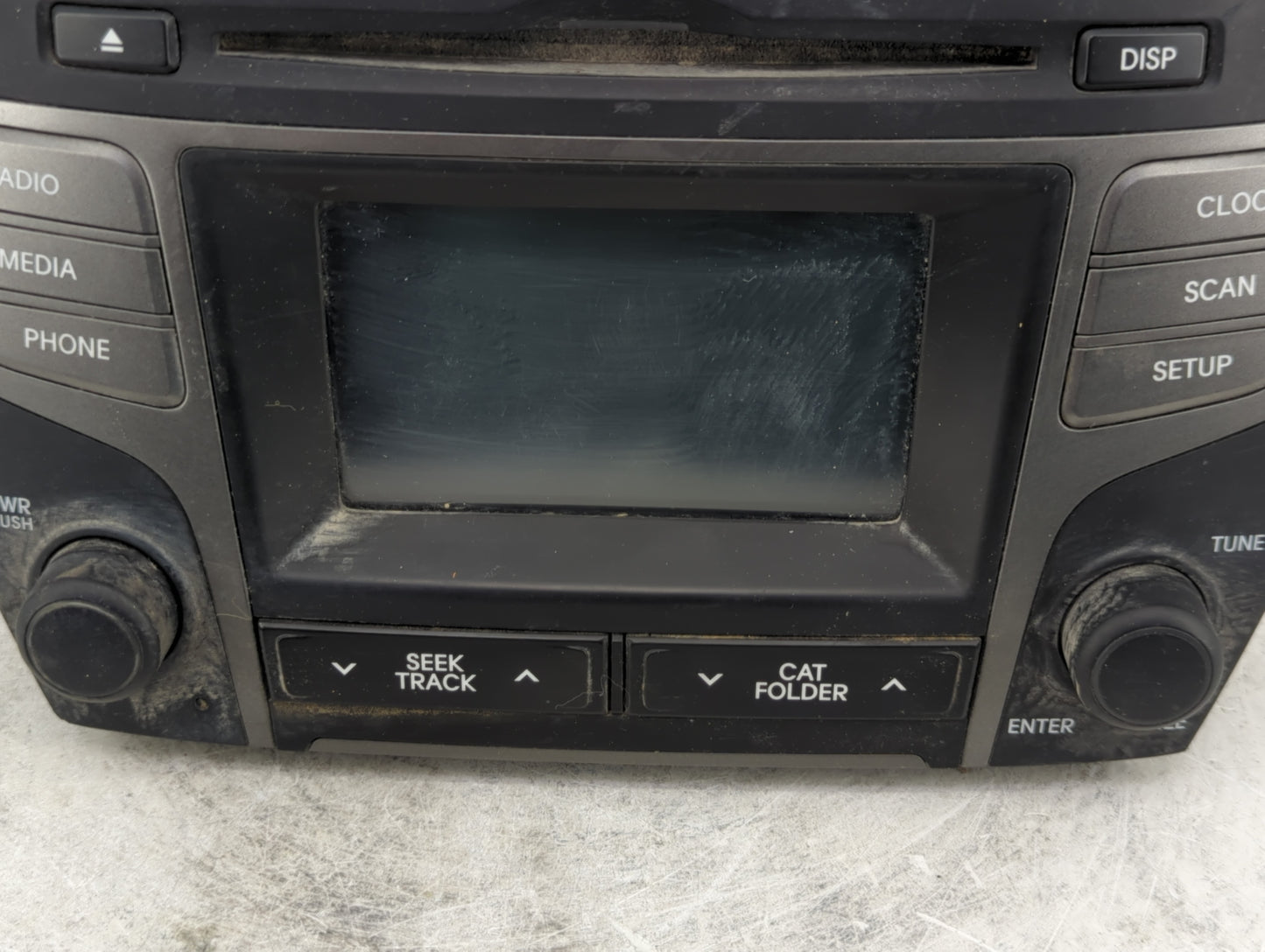 2014-2015 Hyundai Tucson Radio AM FM Cd Player Receiver Replacement P/N:96170-2S910TJP Fits Fits 2014 2015 OEM Used Auto Par