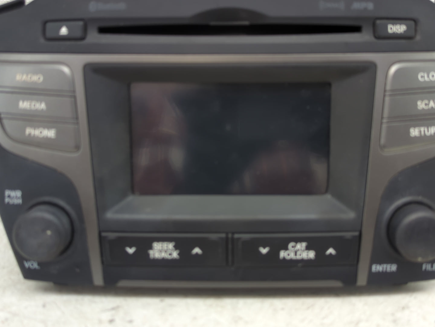 2014-2015 Hyundai Tucson Radio AM FM Cd Player Receiver Replacement P/N:961702S900T Fits Fits 2014 2015 OEM Used Auto Parts 