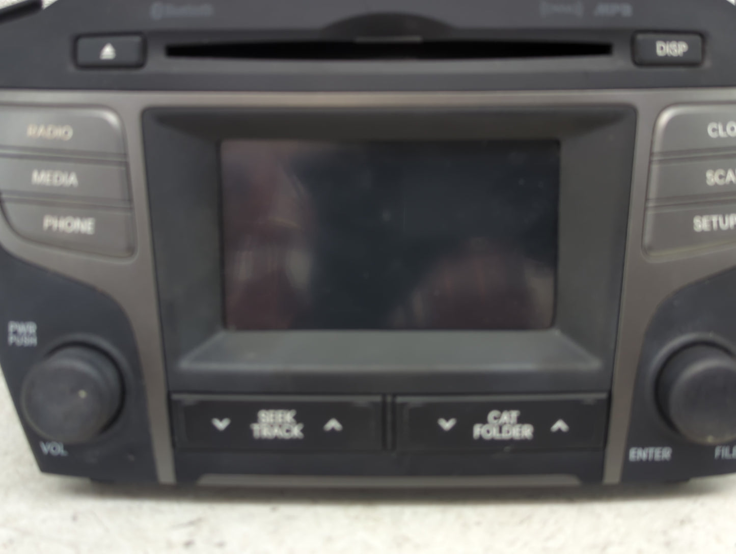 2014-2015 Hyundai Tucson Radio AM FM Cd Player Receiver Replacement P/N:961702S900T Fits Fits 2014 2015 OEM Used Auto Parts 