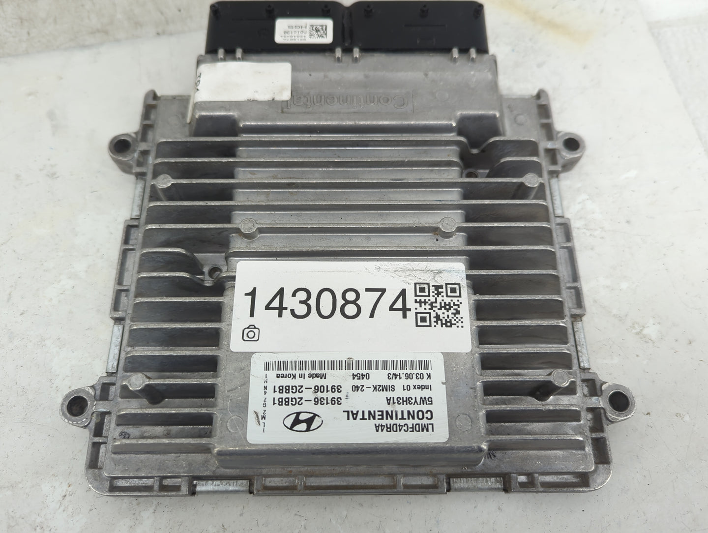 2014-2015 Hyundai Tucson PCM Engine Control Computer ECU ECM PCU OEM P/N:39136-2GBB1 39106-2GBB1, 5WY3H31A Fits Fits 2014 20