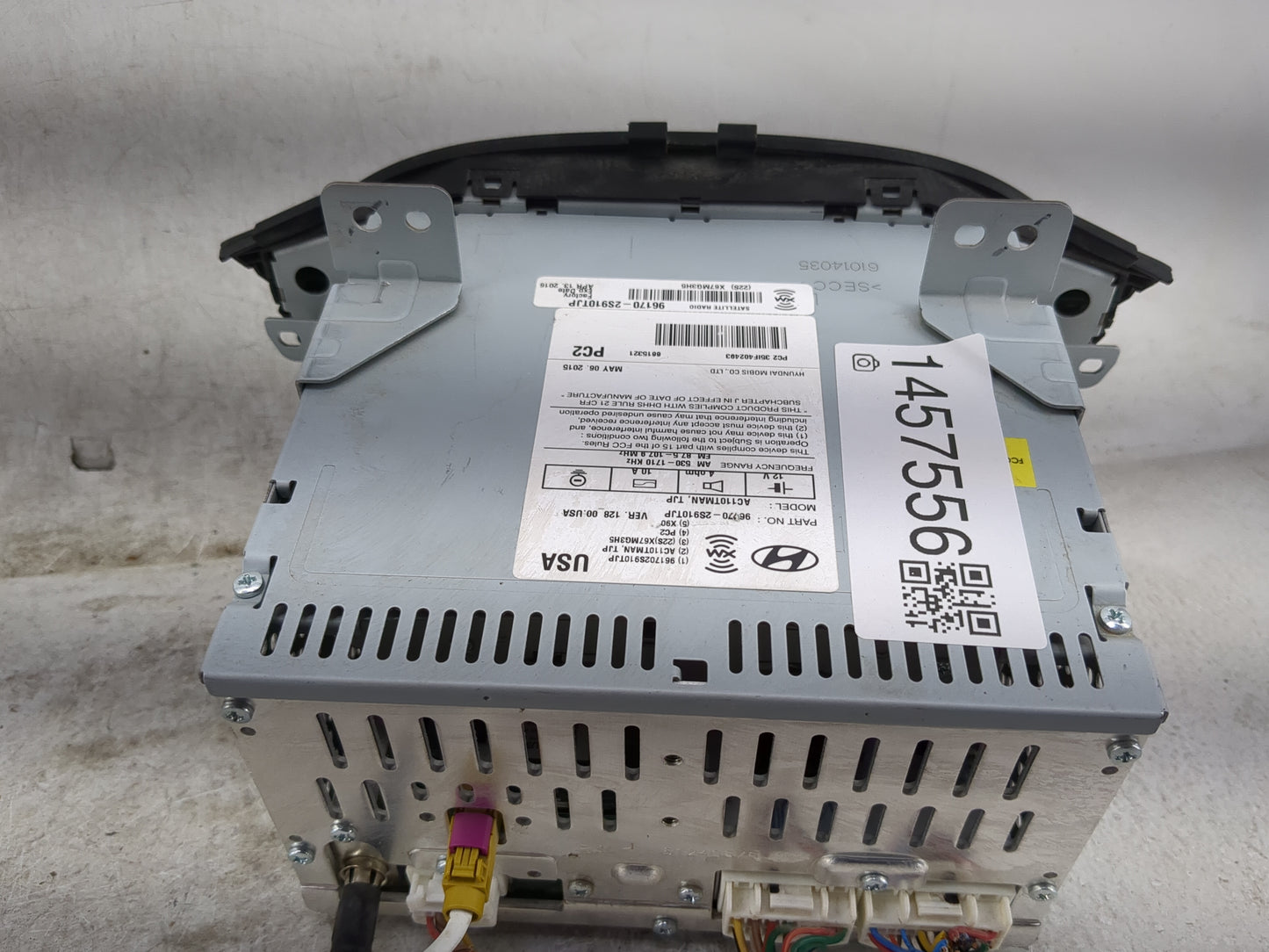 2014-2015 Hyundai Tucson Radio AM FM Cd Player Receiver Replacement P/N:96170-2S910TJP AC110TMAN Fits Fits 2014 2015 OEM Use