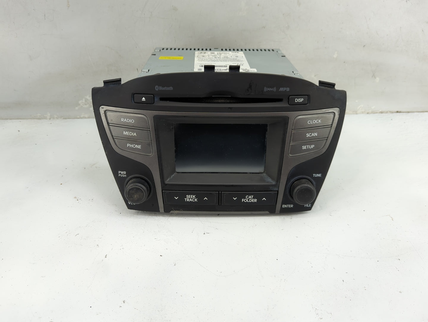 2014-2015 Hyundai Tucson Radio AM FM Cd Player Receiver Replacement P/N:96170-2S910TJP Fits Fits 2014 2015 OEM Used Auto Par