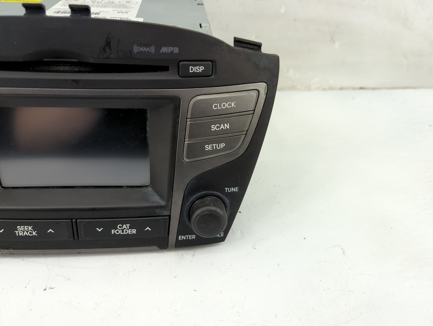 2014-2015 Hyundai Tucson Radio AM FM Cd Player Receiver Replacement P/N:96170-2S910TJP Fits Fits 2014 2015 OEM Used Auto Par