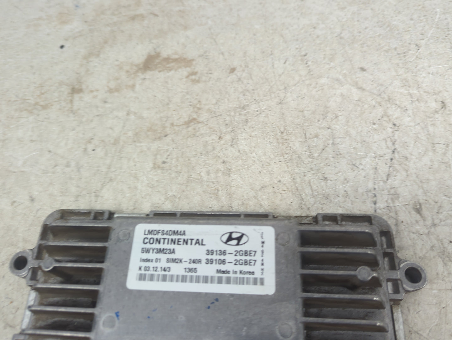 2014-2015 Hyundai Tucson PCM Engine Control Computer ECU ECM PCU OEM P/N:39136-2GBE7 39106-2GBE7, 5WY3M23A Fits Fits 2014 20