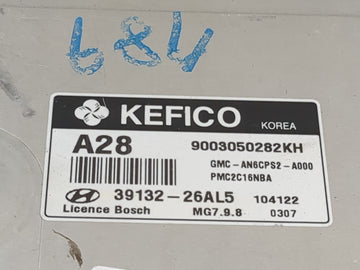 2014-2015 Hyundai Tucson PCM Engine Control Computer ECU ECM PCU OEM P/N:9003050282KH 39132-26AL5 Fits 2014 2015 OEM Used Auto Parts