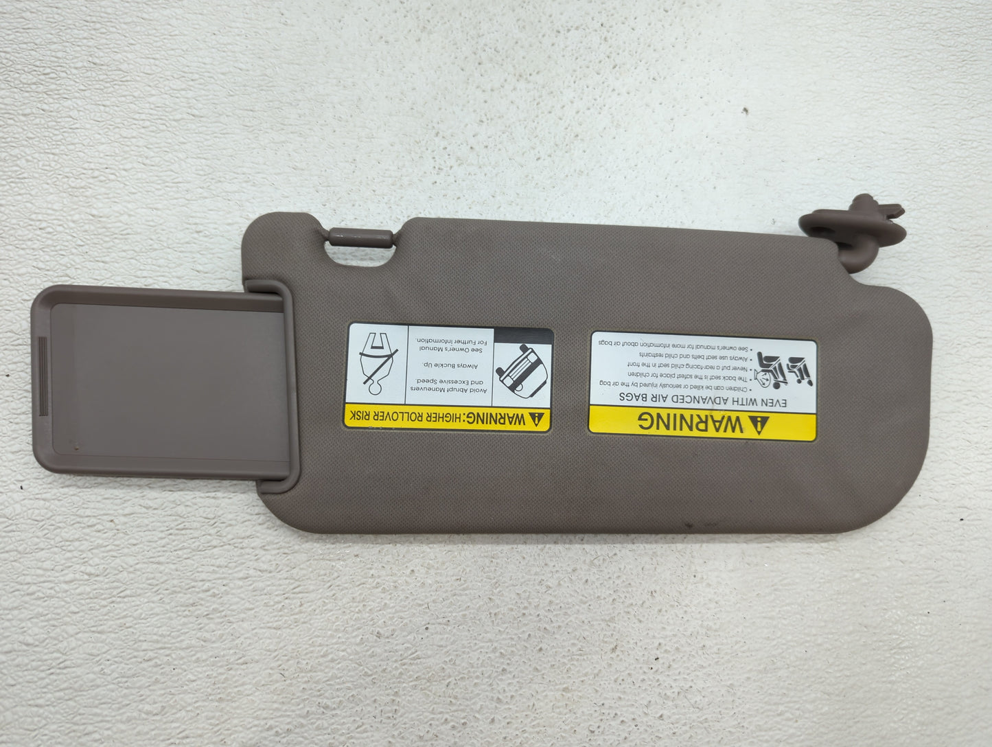 2010-2015 Hyundai Tucson Sun Visor Shade Replacement Driver Left Mirror Fits Fits 2010 2011 2012 2013 2014 2015 OEM Used Aut