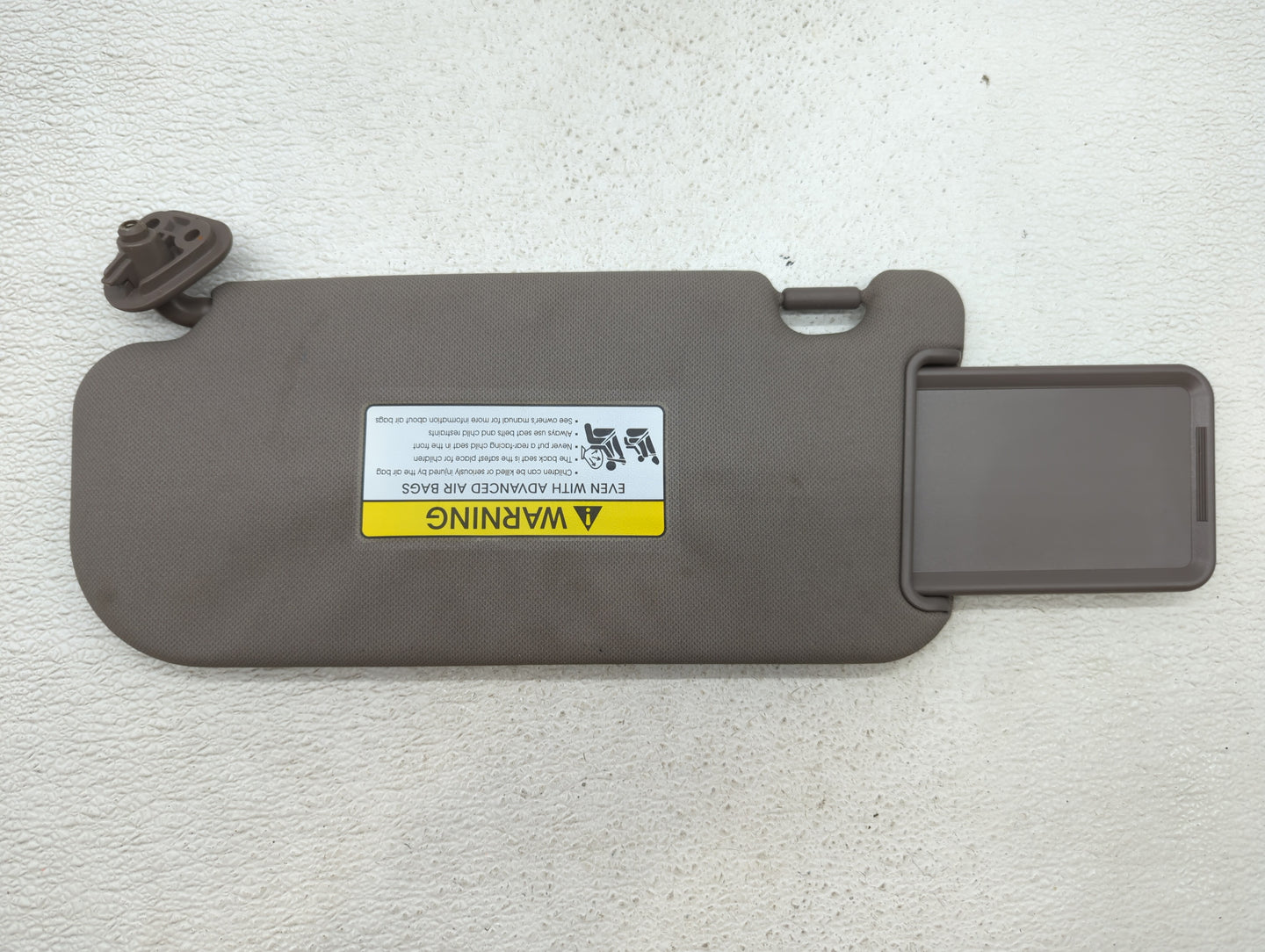 2010-2015 Hyundai Tucson Sun Visor Shade Replacement Passenger Right Mirror Fits Fits 2010 2011 2012 2013 2014 2015 OEM Used